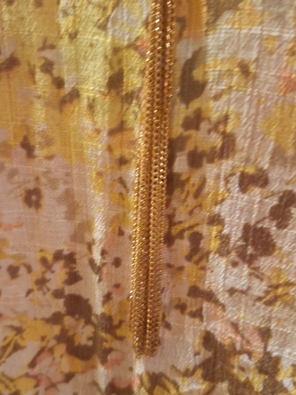 Mlle Gabrielle Red and Yellow Floral Halter Dress Size L - Picture 4 of 12